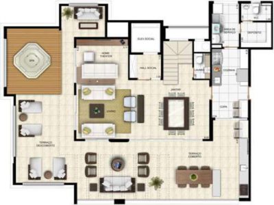 Apartamento, 3 quartos, 184 m² - Foto 2