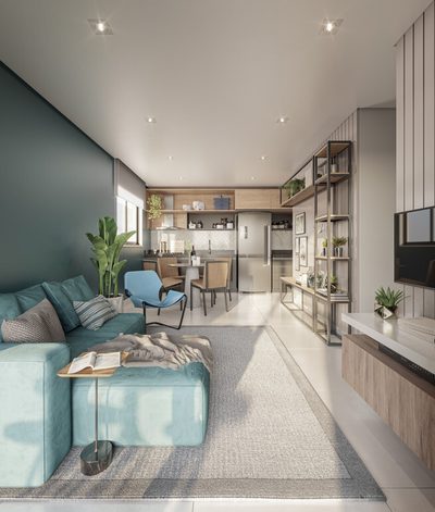 Apartamento, 1 quarto, 47 m² - Foto 4