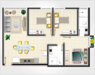 Apartamento, 2 quartos, 35 m² - Foto 4