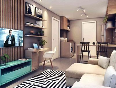 Apartamento, 1 quarto, 24 m² - Foto 2