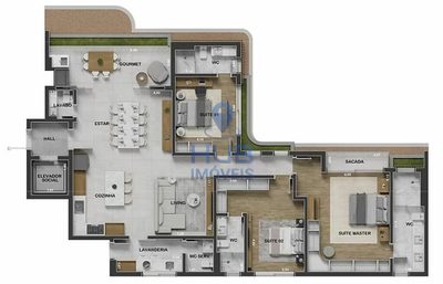 Apartamento, 3 quartos, 407 m² - Foto 3