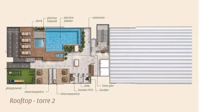 Apartamento, 2 quartos, 43 m² - Foto 3