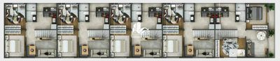 Casa, 2 quartos, 50 m² - Foto 4