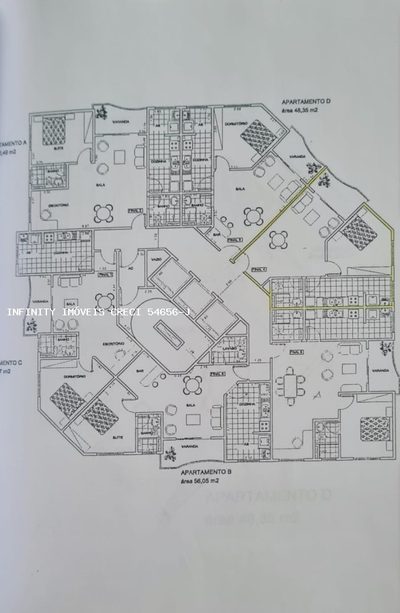 Apartamento, 1 quarto, 54 m² - Foto 1