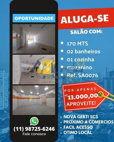 Loja-Salão, 170 m² - Foto 1