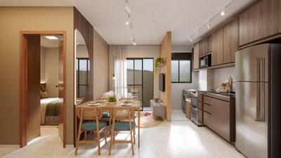 Apartamento, 2 quartos, 38 m² - Foto 1