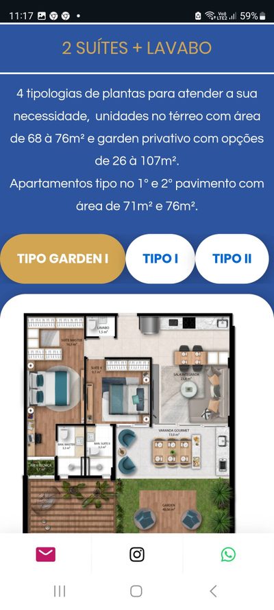 Apartamento, 2 quartos, 70 m² - Foto 2