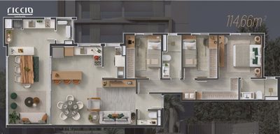 Apartamento, 3 quartos, 114 m² - Foto 5