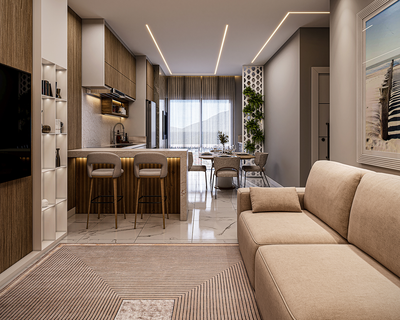 Apartamento, 2 quartos, 60 m² - Foto 2