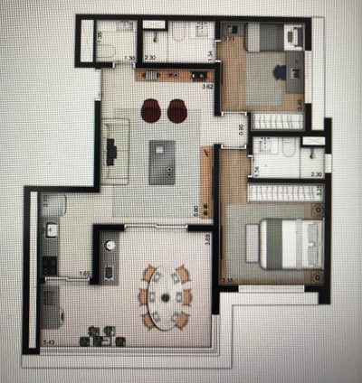 Apartamento, 2 quartos, 84 m² - Foto 2