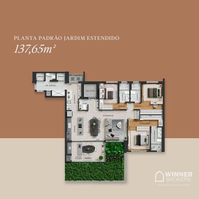 Apartamento, 3 quartos, 137 m² - Foto 5