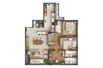 Apartamento, 3 quartos, 122 m² - Foto 4