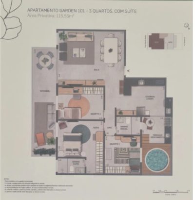 Apartamento, 2 quartos, 8 m² - Foto 3