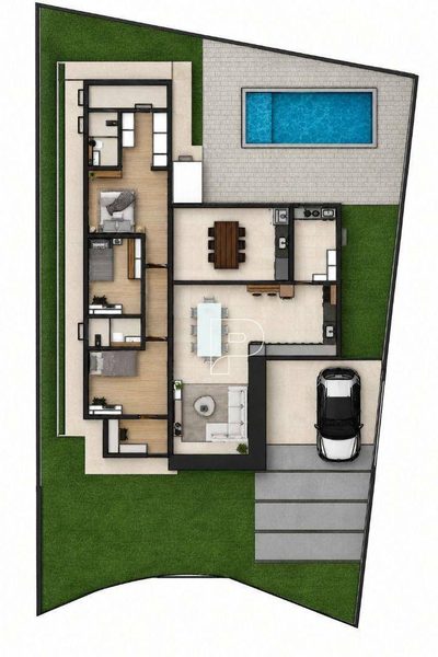 Casa de Condomínio, 3 quartos - Foto 3