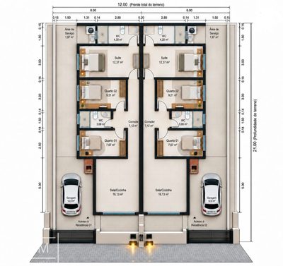 Casa, 3 quartos, 86 m² - Foto 3