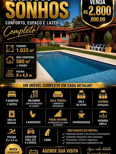 Casa, 3 quartos - Foto 1