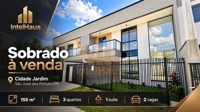 Sobrado, 3 quartos, 155 m² - Foto 1