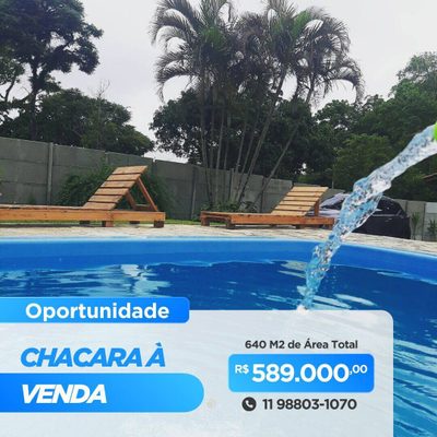 Sítio, 3 quartos, 640 m² - Foto 1