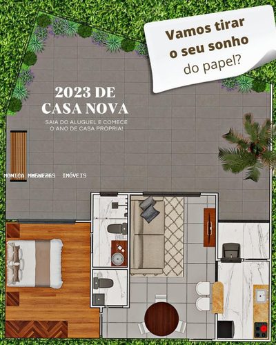 Casa de Condomínio, 1 quarto - Foto 2