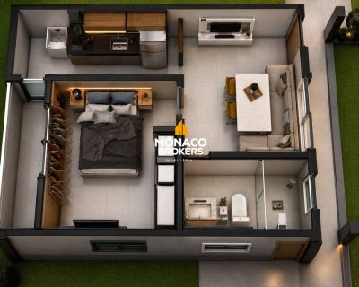 Flat/Apart Hotel, 1 quarto, 45 m² - Foto 3