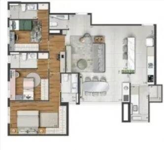 Apartamento, 3 quartos - Foto 3