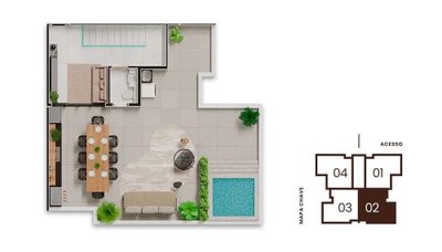 Cobertura, 3 quartos, 157 m² - Foto 3