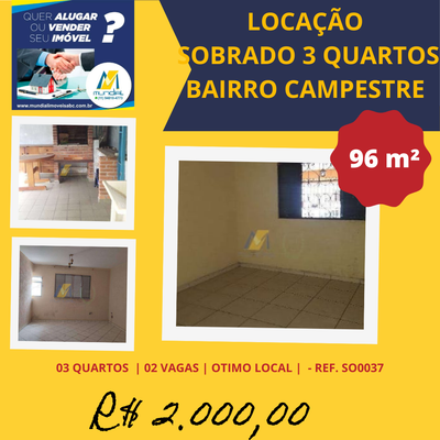 Sobrado, 3 quartos, 96 m² - Foto 1