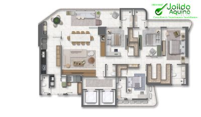 Apartamento, 3 quartos, 174 m² - Foto 3