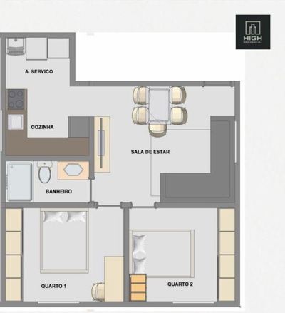 Apartamento, 2 quartos, 50 m² - Foto 5