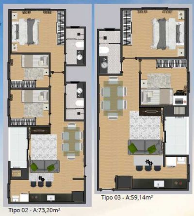 Apartamento, 3 quartos, 85 m² - Foto 2
