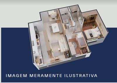 Apartamento, 2 quartos, 46 m² - Foto 2