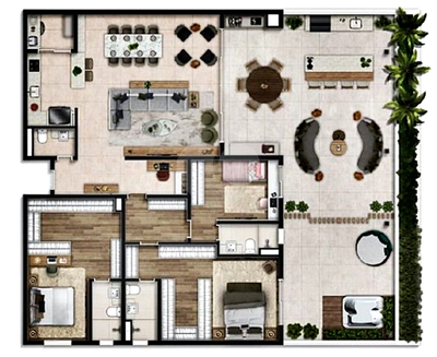 Apartamento, 3 quartos, 255 m² - Foto 3