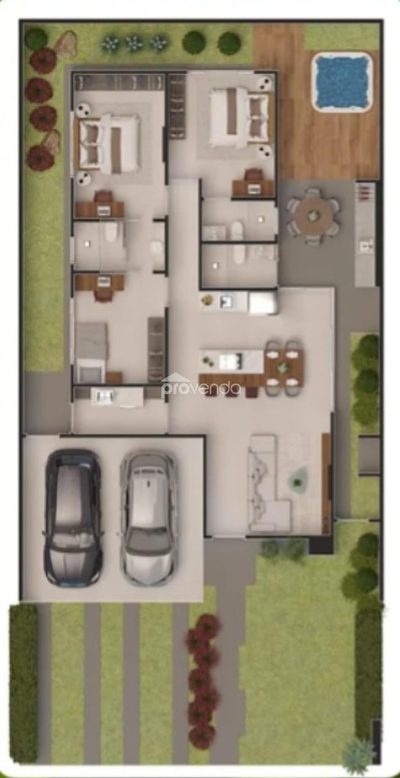 Casa, 3 quartos, 124 m² - Foto 2