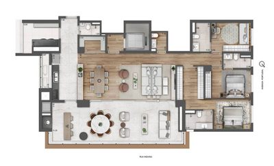 Apartamento, 4 quartos, 205 m² - Foto 5