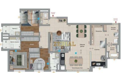 Apartamento, 3 quartos, 113 m² - Foto 2