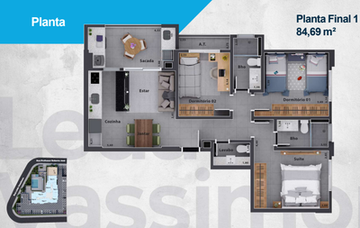 Apartamento, 3 quartos, 84 m² - Foto 5
