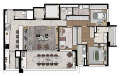 Apartamento, 3 quartos, 143 m² - Foto 5