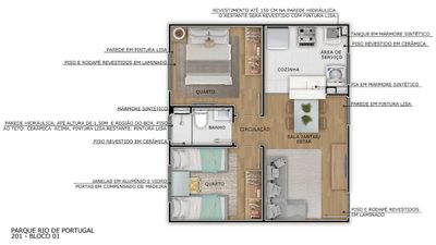 Apartamento, 2 quartos, 39 m² - Foto 5