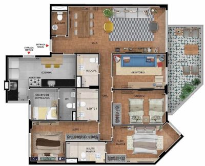 Apartamento, 4 quartos, 135 m² - Foto 5