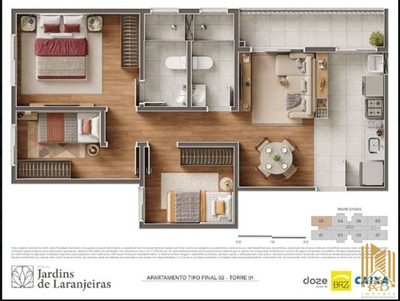 Apartamento, 3 quartos, 64 m² - Foto 4