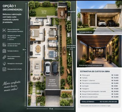 Casa, 3 quartos, 105 m² - Foto 1