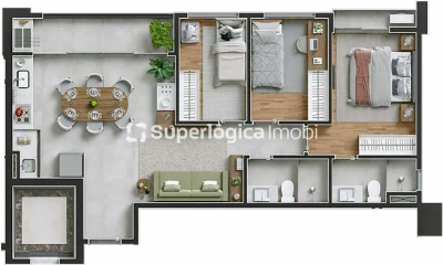 Apartamento, 3 quartos, 97 m² - Foto 3
