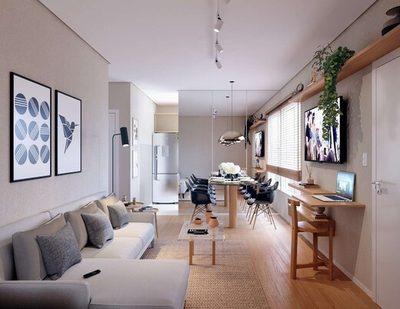 Apartamento, 2 quartos, 43 m² - Foto 2