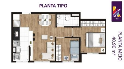 Apartamento, 2 quartos, 54 m² - Foto 4