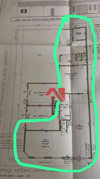Loja-Salão, 150 m² - Foto 2