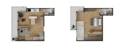 Casa, 1 quarto, 54 m² - Foto 3