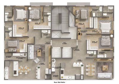 Apartamento, 3 quartos, 105 m² - Foto 2