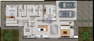 Casa, 3 quartos, 160 m² - Foto 2