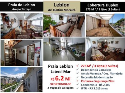Cobertura, 3 quartos, 275 m² - Foto 1