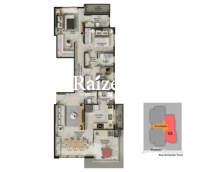 Apartamento, 3 quartos, 92 m² - Foto 4